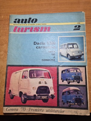 revista autoturism februarie 1970 - prezentare dacia 1300 ,caroseria foto