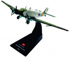 Macheta avion Junkers JU 52/3m Germania WWII 1942 - Amercom 1/144 foto