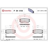 Placute frana Mitsubishi L400 Box (Pd W Pc W Pb 5 Pa W Pa V) 12.94-04.07, L400 Bus (Pd W Pc W Pa 5 Pb 5 Pa W) 06.94-04.07, Pajero Classic (V2 W V6 W