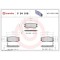 Placute frana Mitsubishi L400 Box (Pd W Pc W Pb 5 Pa W Pa V) 12.94-04.07, L400 Bus (Pd W Pc W Pa 5 Pb 5 Pa W) 06.94-04.07, Pajero Classic (V2 W V6 W
