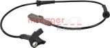 Senzor ABS / turatie roata CITROEN C4 I (LC) (2004 - 2011) METZGER 0900207