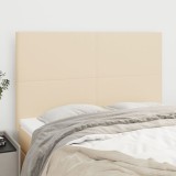 Cumpara ieftin Tăblii de pat, 4 buc, crem, 72x5x78/88 cm, textil
