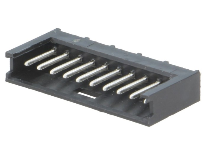 Conector soclu cablu-placă 2,54mm THT