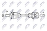 Planetara Lexus Rx300, Rx330, Rx350 202008; Toyota Highlander 2.4, 3.3 202007; partea din spate, stanga = dreapta, cutie viteze automata; 42348030;