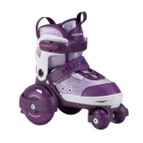 Role reglabile, Hudora, My First Quad, Nr 30-33, Lavanda