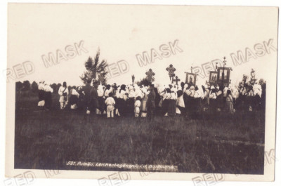 3641- BUCOVINA, Datini, Inmormantare, Romania - old postcard real Photo - unused foto