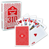 Cărți de joc Copag 310 Regular, extrafinisate, culoare spate roșu - ***