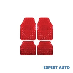Covor auto interior aluminiu rosu cod:sr-l002 Alta marca Alt model #7 foto
