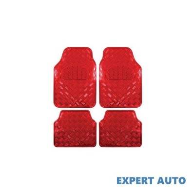 Covor auto interior aluminiu rosu cod:sr-l002 Alta marca Alt model #7 foto