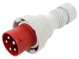 Conector alimentare AC trifazate, mufă tată, 63A, 400VAC, IP67