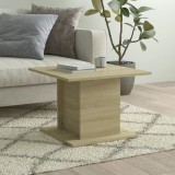 vidaXL Măsuță de cafea, stejar sonoma, 55,5x55,5x40 cm, lemn compozit