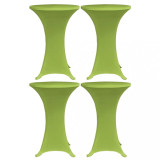Husă elastică pentru masă, 4 buc., verde, 60 cm, vidaXL
