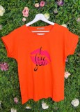 Cumpara ieftin Tricou Orange din Bumbac, I Love you