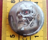 Terminator Salvation 4 cm pin original nou deosebit badget insigne 2009 umanoid