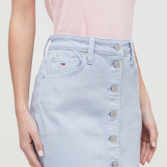 Tommy Jeans fusta jeans mini, creion