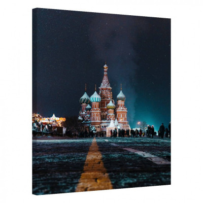 Tablou Canvas, Tablofy, Moscow &amp;middot; Russia, Printat Digital, 40 &amp;times; 50 cm foto