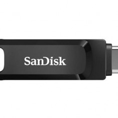 Stick USB SanDisk Ultra Dual Drive Go, 128GB, USB 3.0, USB Type-C (Negru)
