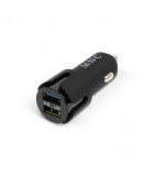 Adaptor de la bricheta 2x USB 2.4A negru M&#039;N&#039;C