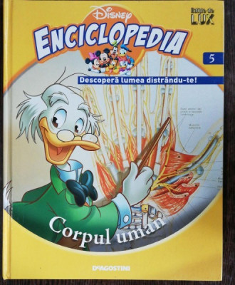 ENCICLOPEDIA DISNEY - CORPUL UMAN NR 5 foto