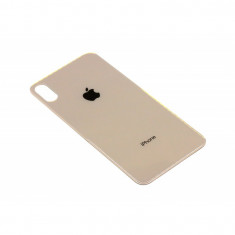 Capac Baterie Apple iPhone XS Max Gold, cu gaura pentru camera mare