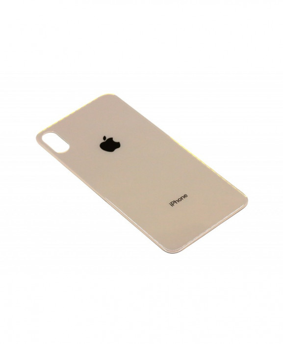 Capac Baterie Apple iPhone X Gold, cu gaura pentru camera mare