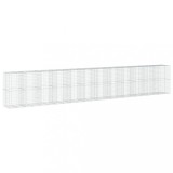 Cumpara ieftin Cos gabion cu capac, 1200x100x200 cm, fier galvanizat