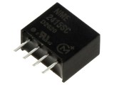 Convertor DC/DC 1W, intrare 21,6&ndash;26,4V DC, ieșire 15V DC