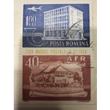 (F) Timbre Serii Romania Ziua marci Postale 1954