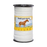 Bandă gard electric - 40&nbsp;mm - 200&nbsp;m - 120&nbsp;kg - 3,8&nbsp;&Omega;/m