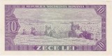 Bancnotă Rom&acirc;nia 10 lei 1966 &ndash; RSR, seria C.0347, agricultură