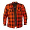 Camasa Moto W-TEC Black Heart Reginald, M, Negru/Portocaliu