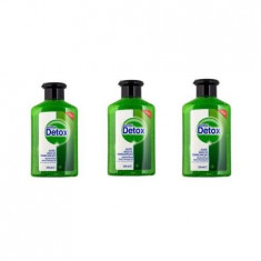 Set 3 Gel antibacterian Detox, dezinfectant, pentru maini 250 ml foto