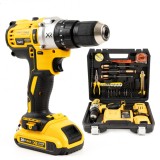 Trusa bormasina XR, 2 acumulatori, 36V, 5Ah, incarcator si 30 accesorii