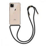 Husa pentru Apple iPhone 11 Pro Max, Silicon, Transparent, 49741.07, Textil, Carcasa, Kwmobile