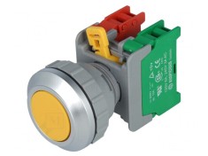 Comutator cu apăsare 30mm 1NC1NO