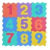 Covoras tip puzzle pentru podea cu cifre, suprafata 0.86 m patrati, multicolor, 9 buc, Oem