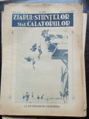 ZIARUL STIINTELOR SI AL CALATORIILOR NR.31/AUGUST 1932 foto