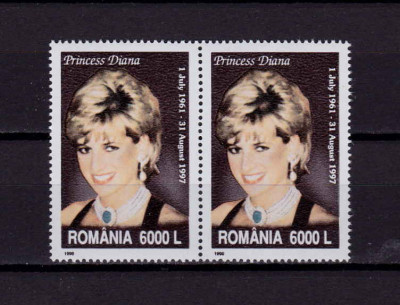 RO 1999 ,LP 1498 &amp;quot;Diana- Printesa de Wales &amp;quot; ,serie pereche H ,MNH foto