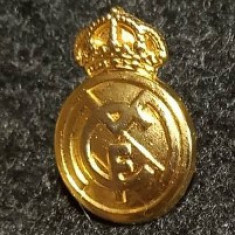 Insigna fotbal - FC Real Madrid 2, aurit