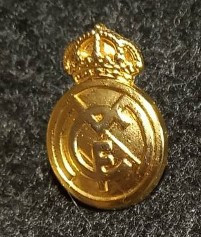 Insigna fotbal - FC Real Madrid 2, aurit