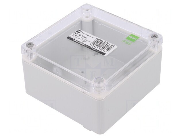 Carcasă Universală Industrială Gri 105x105x66mm