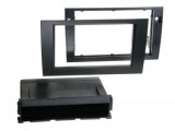 Rama Radio 2DIN ACV 40.224 Negru cu Buzunar Audi A4 B6 B7, Seat Exeo (2000-2013) Adaptor Sistem Audio Auto