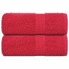 VidaXL Prosoape pentru oaspeți 2 buc Roșu 30x50cm 360 g/m&sup2; 100% bumbac