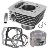 Cumpara ieftin Kit Cilindru Motor CB200 CB196 WY200 JH200 196cmc 63mm 4T Racire Aer, Set Motor Complet Piston Bolt Segmenti Garnituri