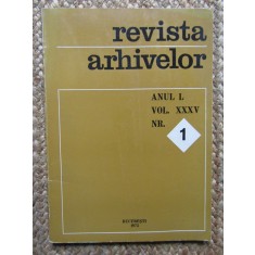 REVISTA ARHIVELOR ANUL L VOL XXXV NR 1