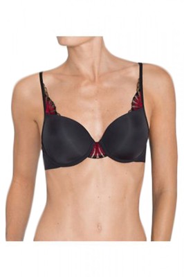 TPH635 Sutien decorat cu dantela semitransparenta True Curves Forever foto