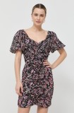 Notes du Nord rochie Fabiola Lurex mini, mulată