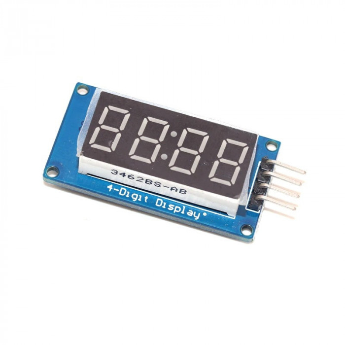 LED display 4-digit module with clock for Arduino (d.6262E)