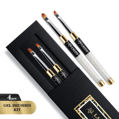 Set Pensule Gel 4 buc Laloo foto