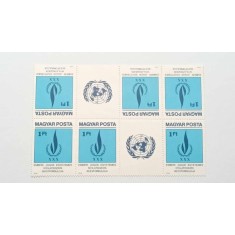Ungaria 1979 - drepturile omului, 2x triptic neuzata T&ecirc;te-b&ecirc;che